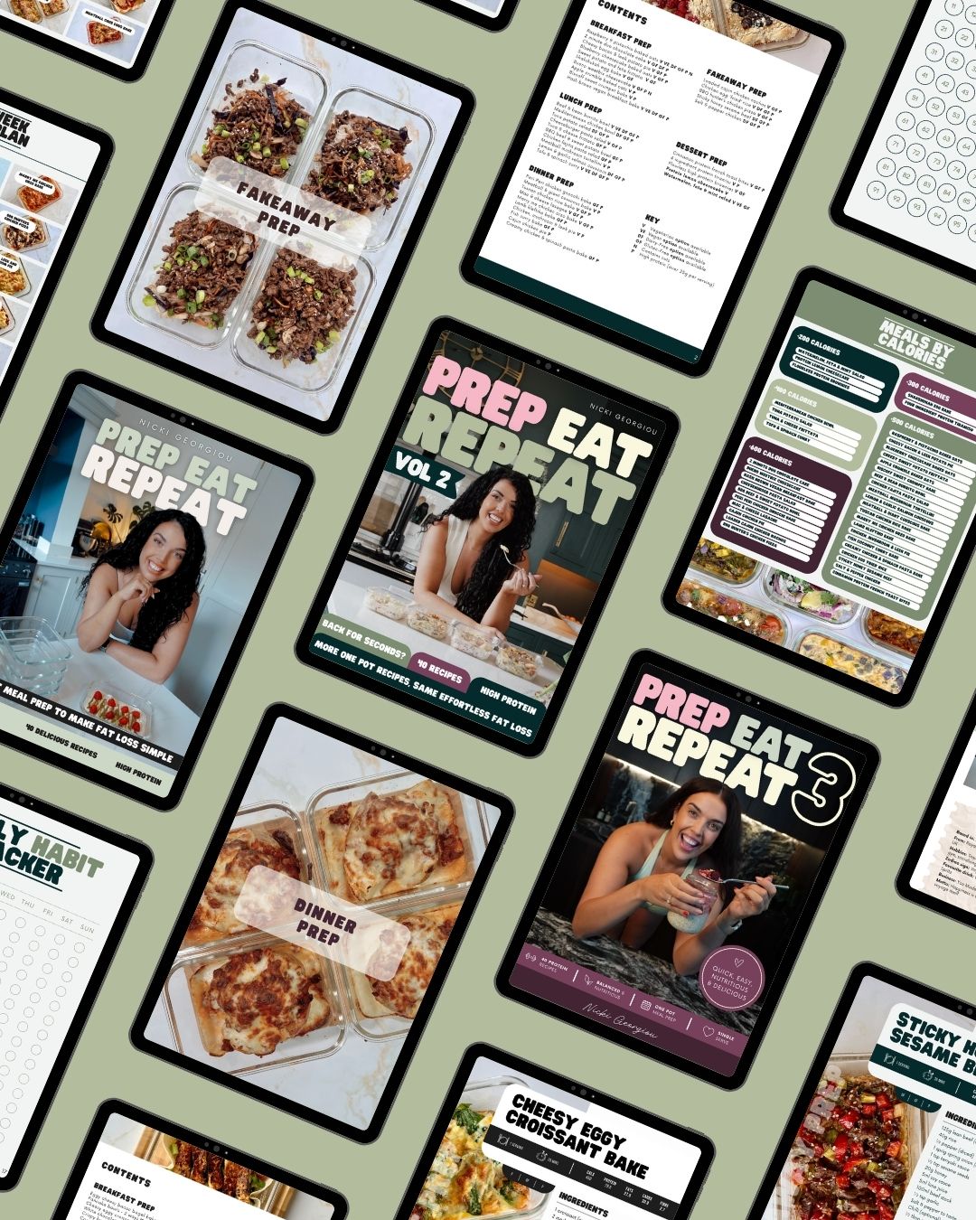Prep Eat Repeat: Complete Meal Prep Collection - 120 Recipes + BONUSES!