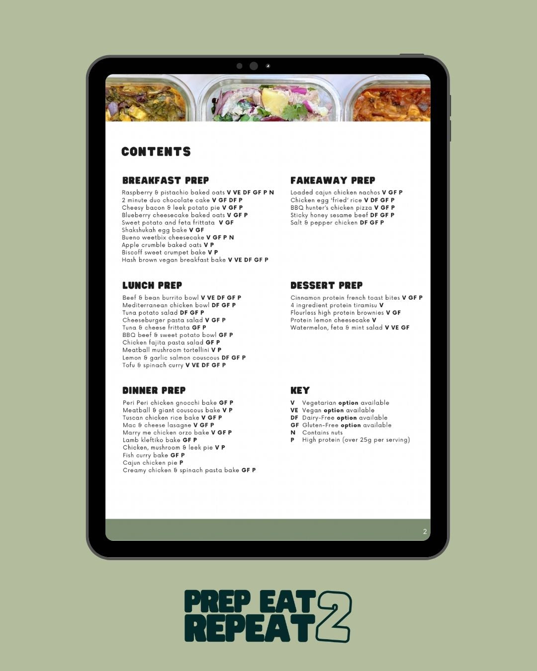 Prep Eat Repeat: Complete Meal Prep Collection - 120 Recipes + BONUSES!