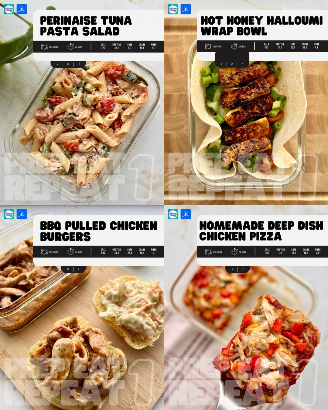 Prep Eat Repeat: Complete Meal Prep Collection - 120 Recipes + BONUSES!