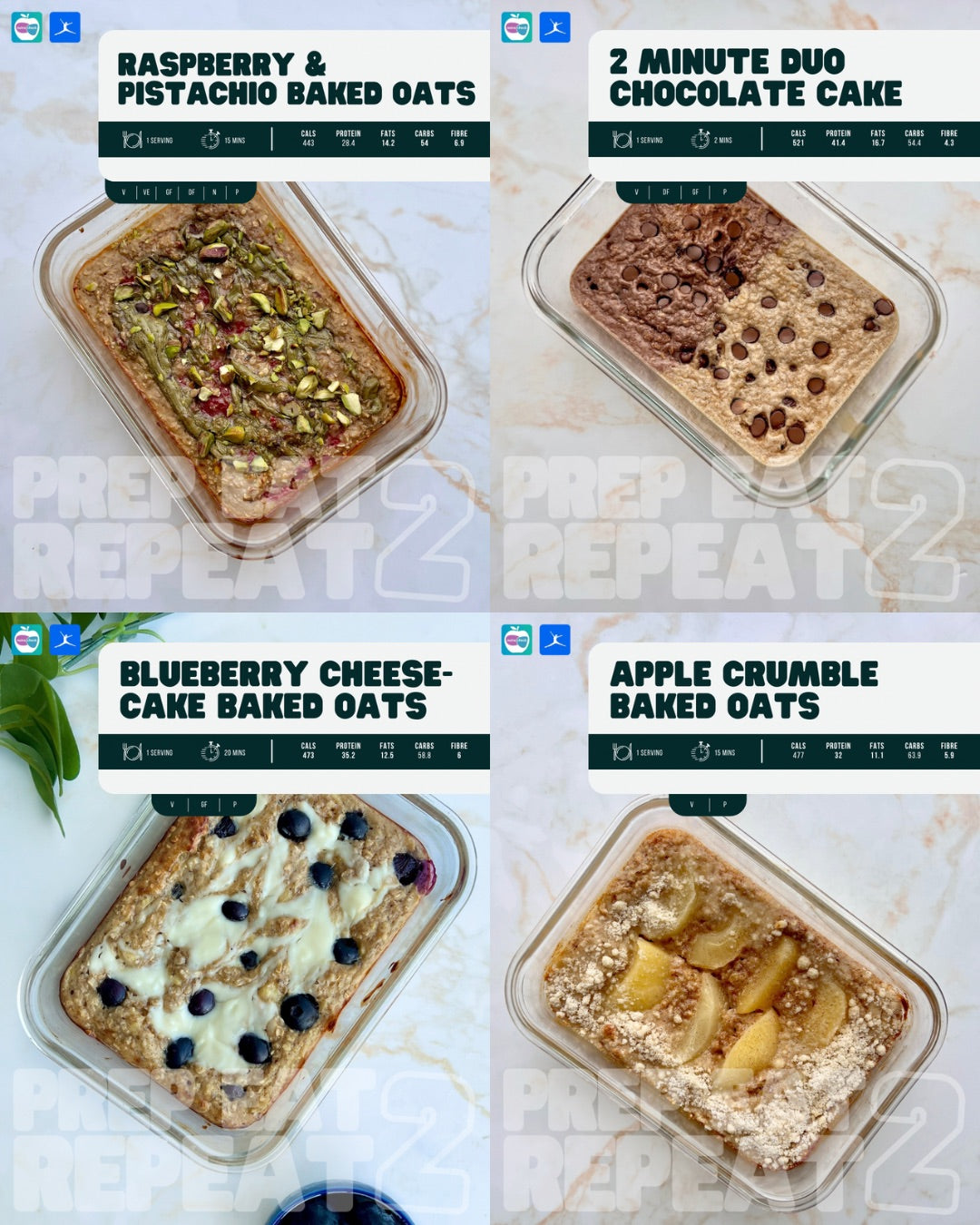 Prep Eat Repeat: Complete Meal Prep Collection - 120 Recipes + BONUSES!
